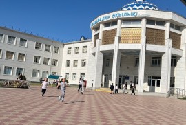 Общая средняя школа Илияса Жансугурова, школа им. , High school, School, 7-13 years old, 13-18 years old
