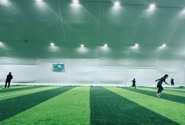 Danyshpan Arena, С мячом, Футбол