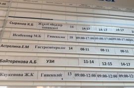 Городская поликлиника №1, отделение гинекологии